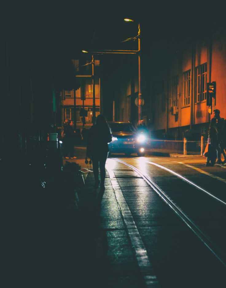 photo of city during nightime